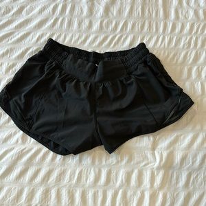 Lululemon Black Hotty Hot Shorts
